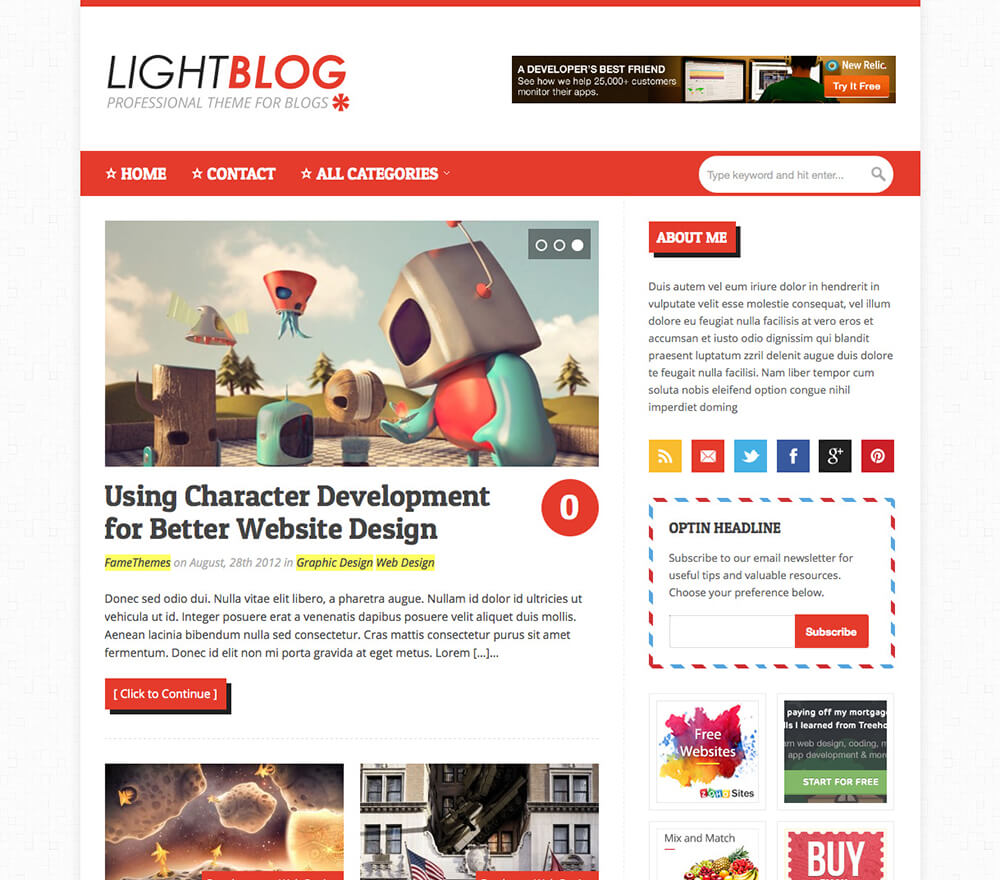 LightBlog WordPress Theme