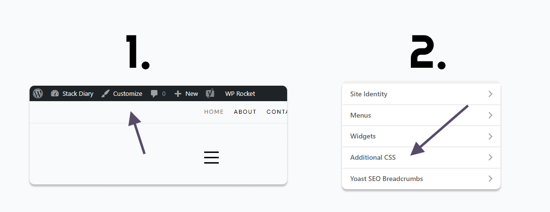 Additional CSS WordPress