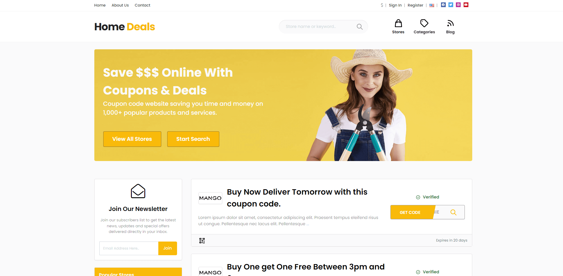 Coupon Theme (PremiumPress)